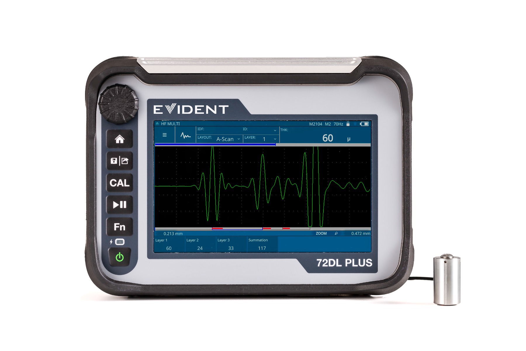 72DL PLUS 超音波厚さ計 | Evident Scientific