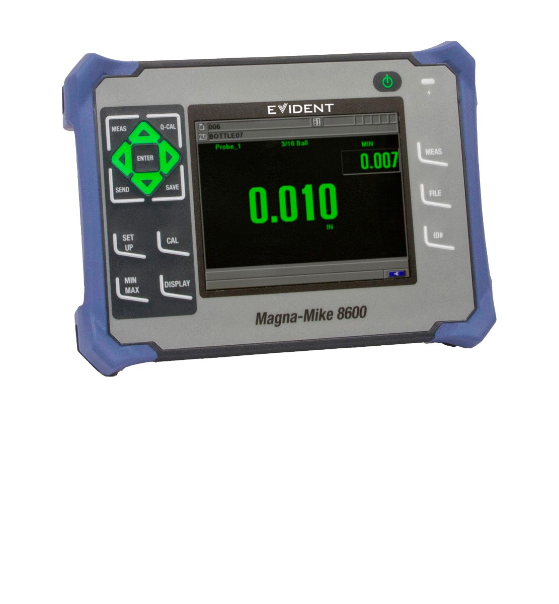 Magna-Mike 8600 ポータブル厚さ計 | Evident Scientific